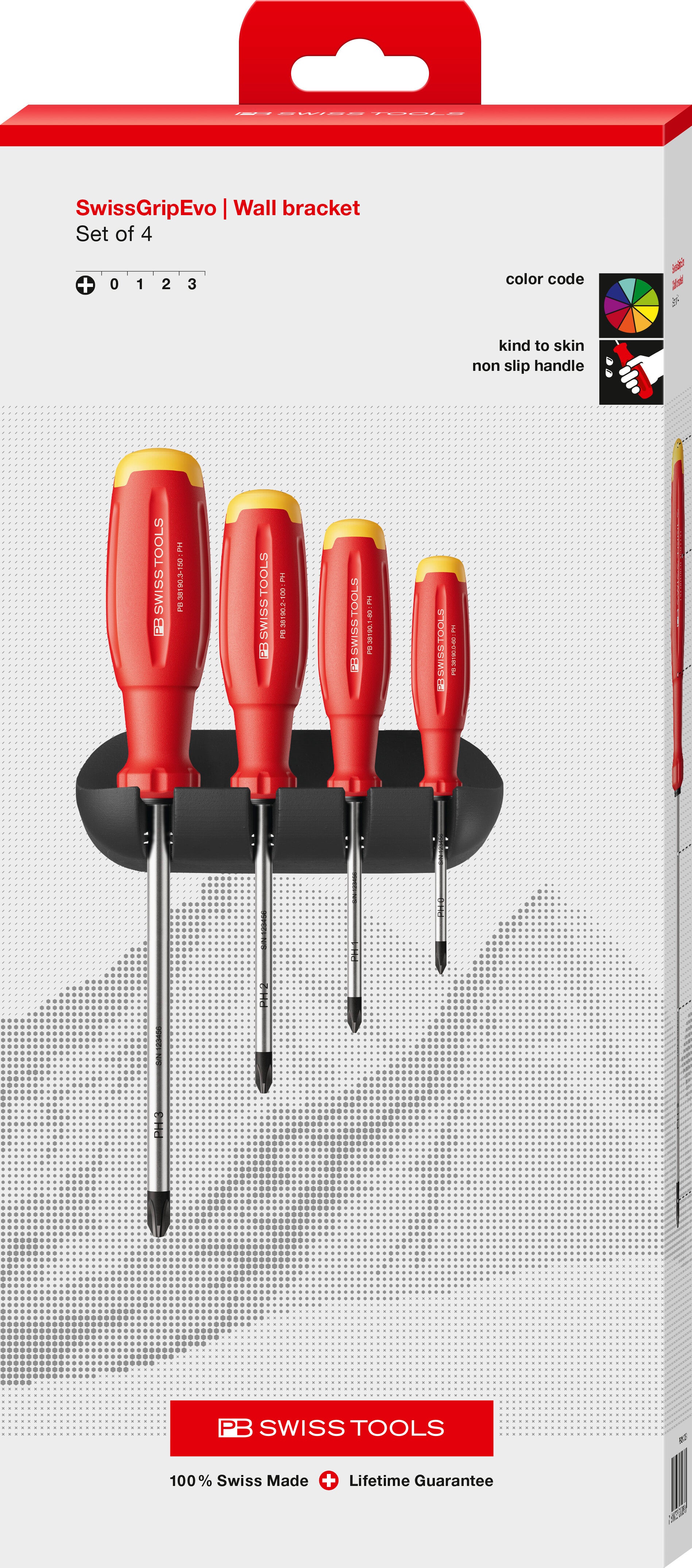 Phillips SwissGrip Evo Screwdriver Set - PB 38242.H CBB
