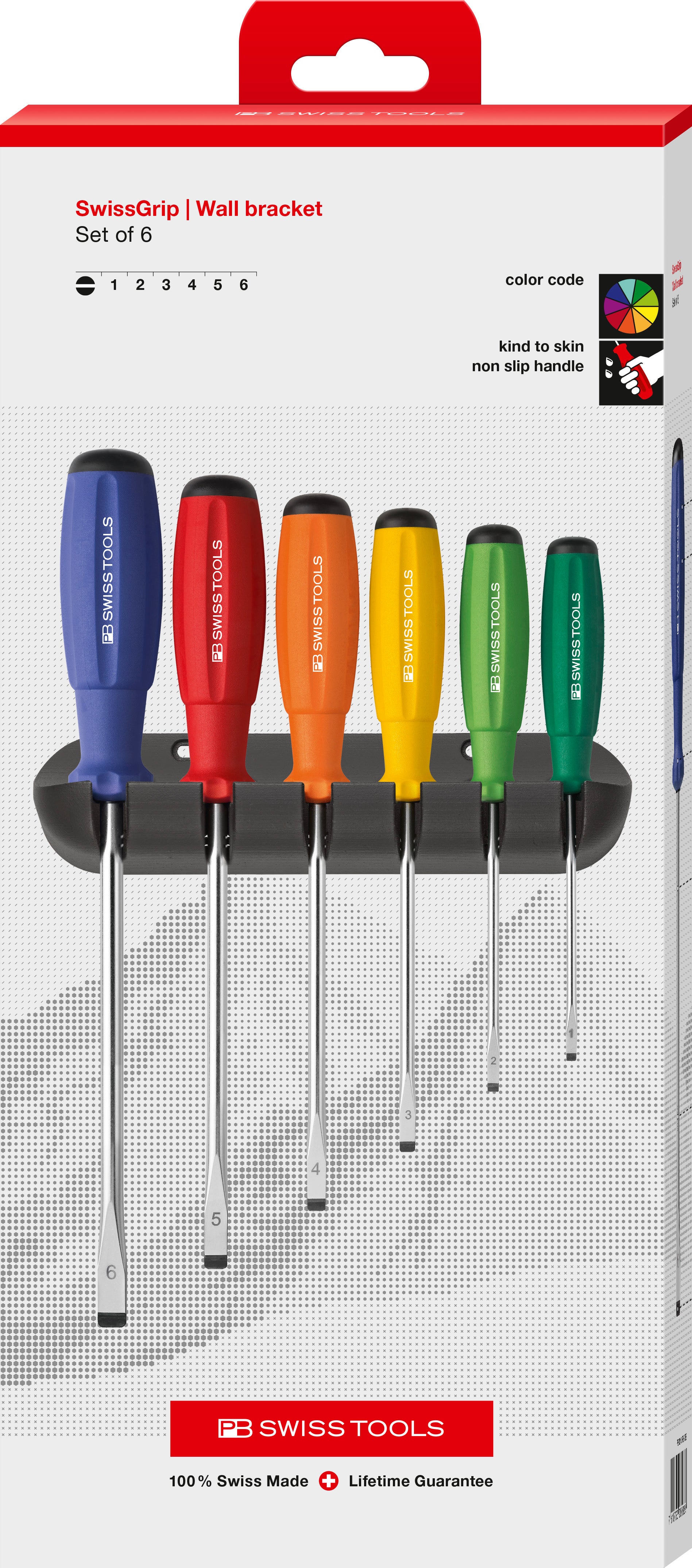 Slotted RainBow Screwdriver Set PB 8240 RB CBB by PB Swiss Tools USA