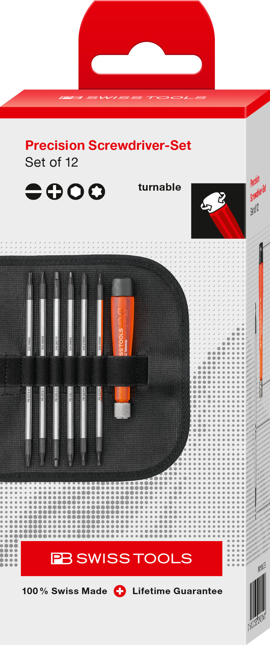 ◆ひ◆ Mini Screwdriver Set PB 513 CBB by PB Swiss Tools USA