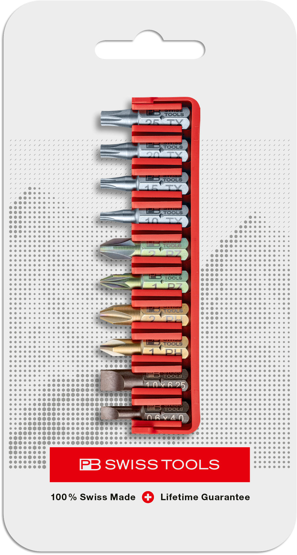 Bitspower フィッティング ７個+２個 Slotted Phillips Torx Bit Set PB C6 702 CN by PB Swiss Tools USA