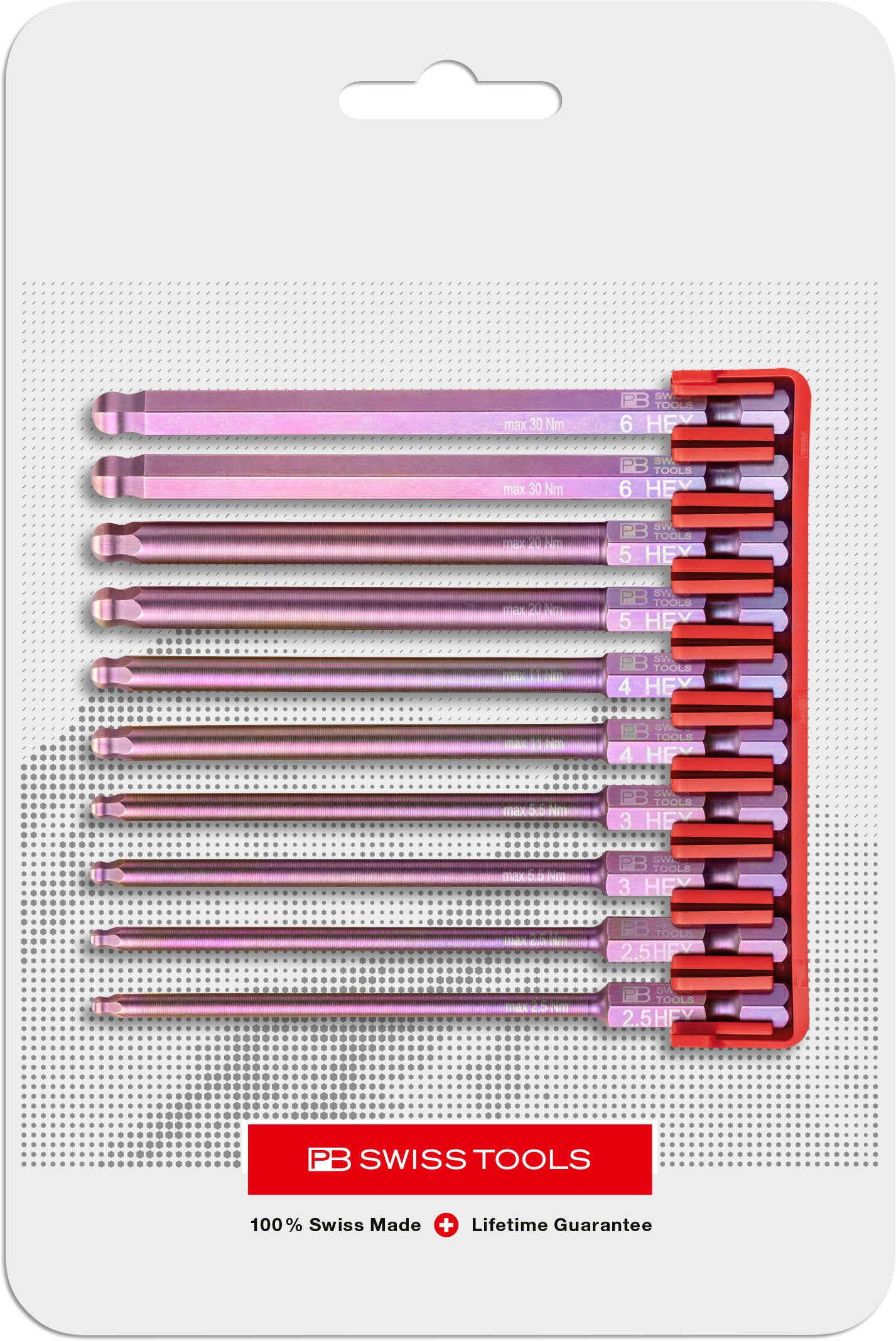 Long Hex Bit Set PB E6L 715 CN by PB Swiss Tools USA