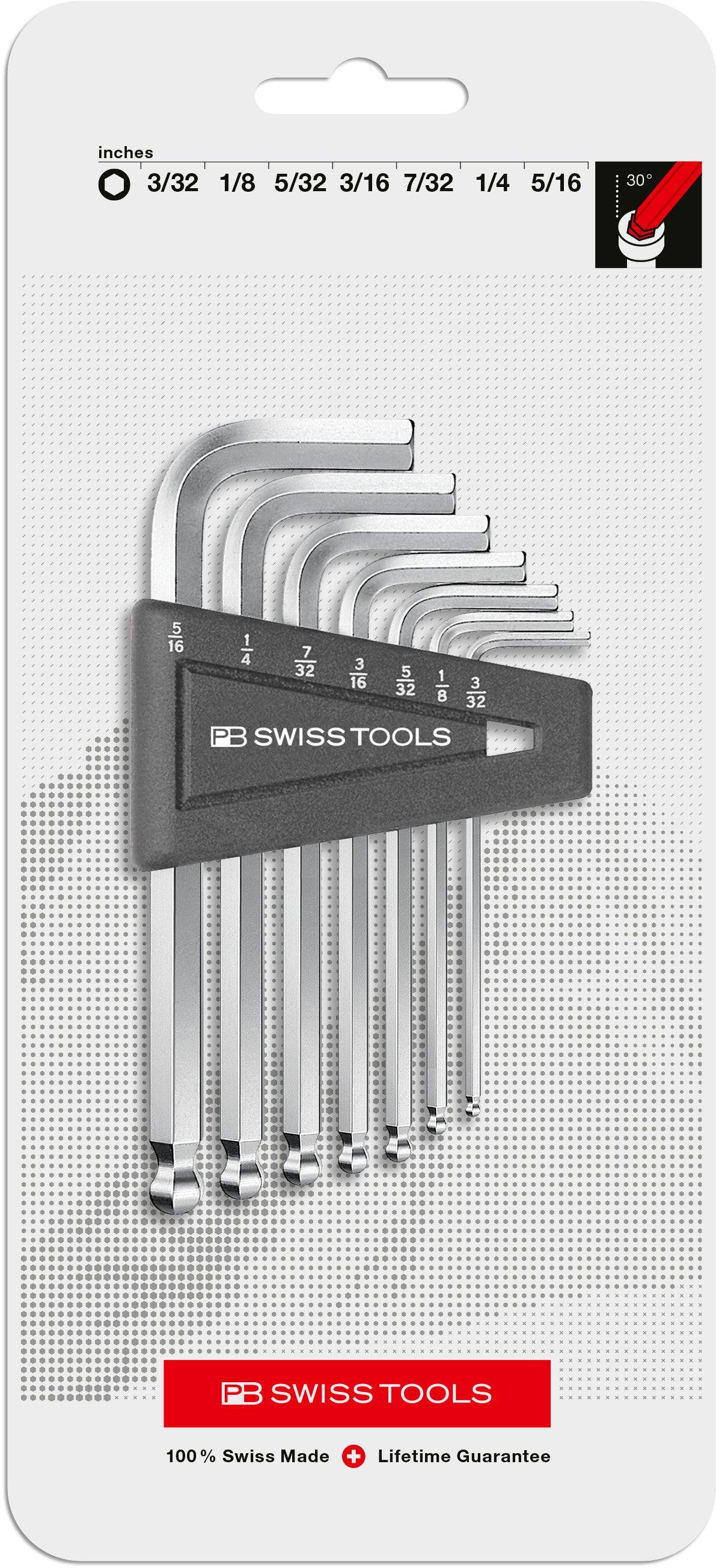 PB SWISS TOOLS 212ZLH-12CN ボール付ロング六角棒レンチセット