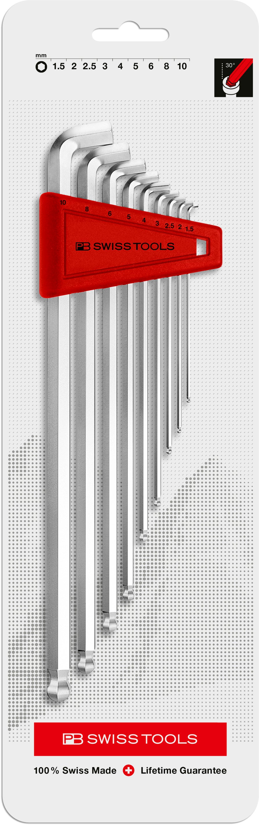 HC-2 Heartfelt Sugar Hollow 10点セット　未使用 Hex Key Set PB 2212 LH 10 CN by PB Swiss Tools USA