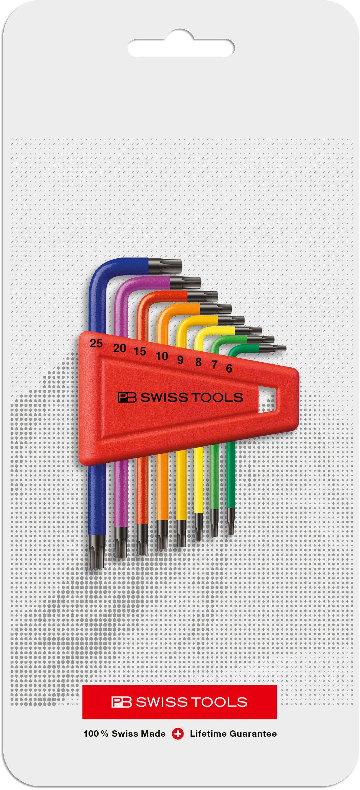 RainBow Torx L-Wrench Set PB 410.H RB CN by PB Swiss Tools USA