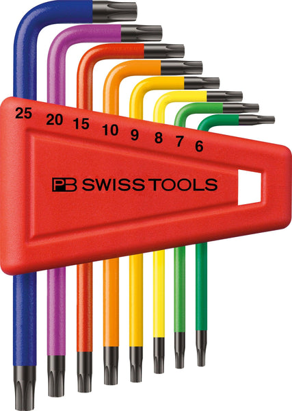 RainBow Torx L-Wrench Set PB 410.H RB CN by PB Swiss Tools USA